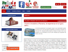 Tablet Screenshot of italianiapanama.com
